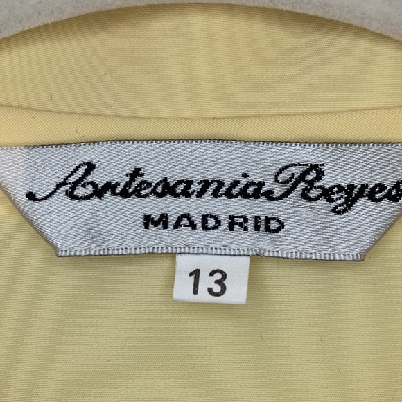 Gorgeous Vintage Tailored Yellow Button Sleeve large - Picture 5 of 14